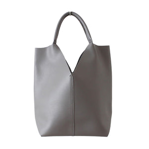 合皮トライアングルカットトート　ＧＹ