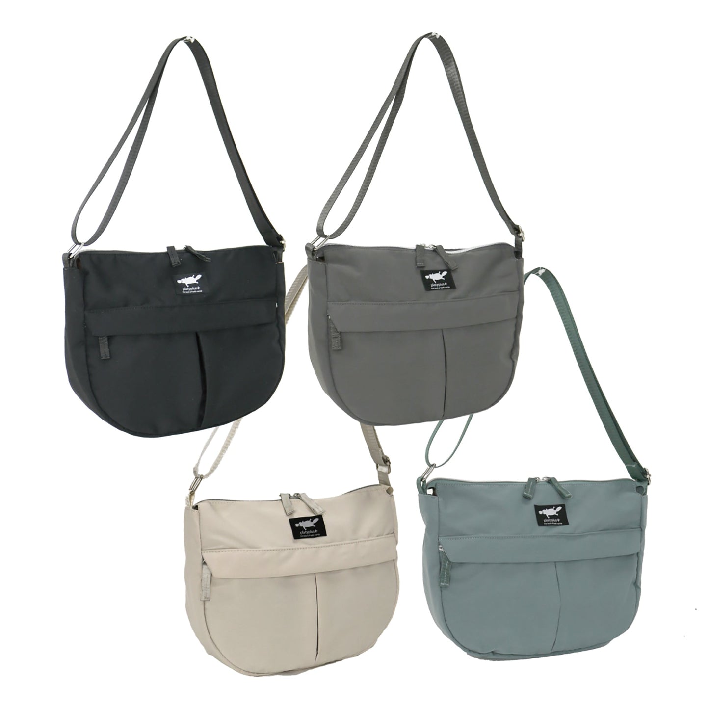 マットツイル半月ミニショルダー　ＬＢＥ