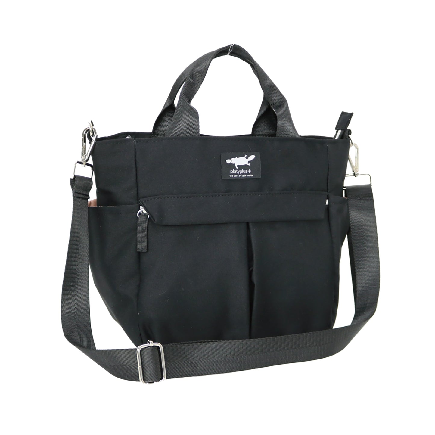 マットツイルミディ２ｗａｙトート　ＢＫ
