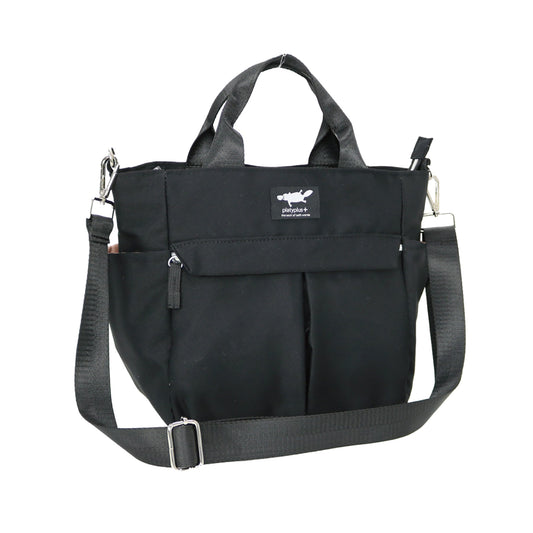 マットツイルミディ２ｗａｙトート　ＢＫ