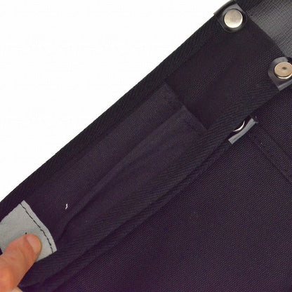 腰袋　内側ポケット付帆布　ＹＫ－０１　黒