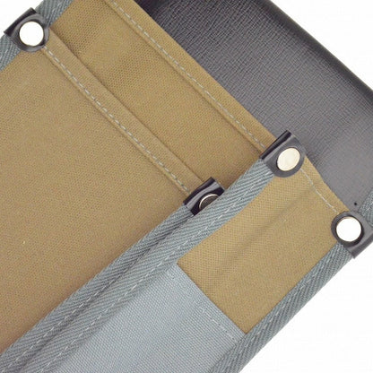 腰袋　内側ポケット付帆布　ＹＫ－０４　灰