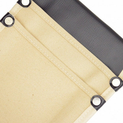 腰袋　内側ポケット付帆布　ＹＫ－０５　白