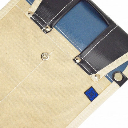 腰袋　内側ポケット付帆布　ＹＫ－０５　白