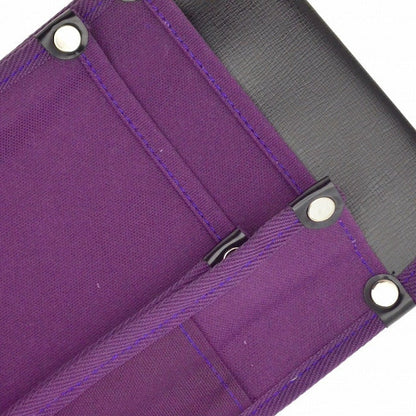 腰袋　内側ポケット付帆布　ＹＫ－１３　紫