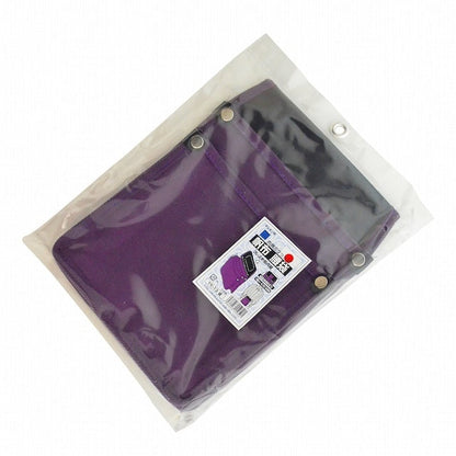 腰袋　内側ポケット付帆布　ＹＫ－１３　紫