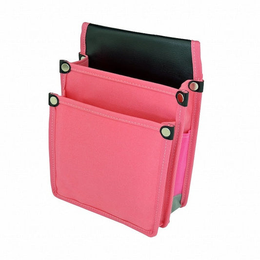 腰袋　内側ポケット付帆布　ＹＫ－１４　桃