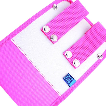 内側ポケット付ナイロン腰袋　ＢⅡ　桃