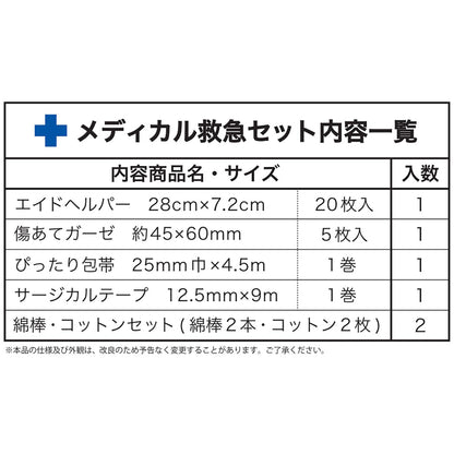 【ＡＢＯ－１１００】メディカル救急セット