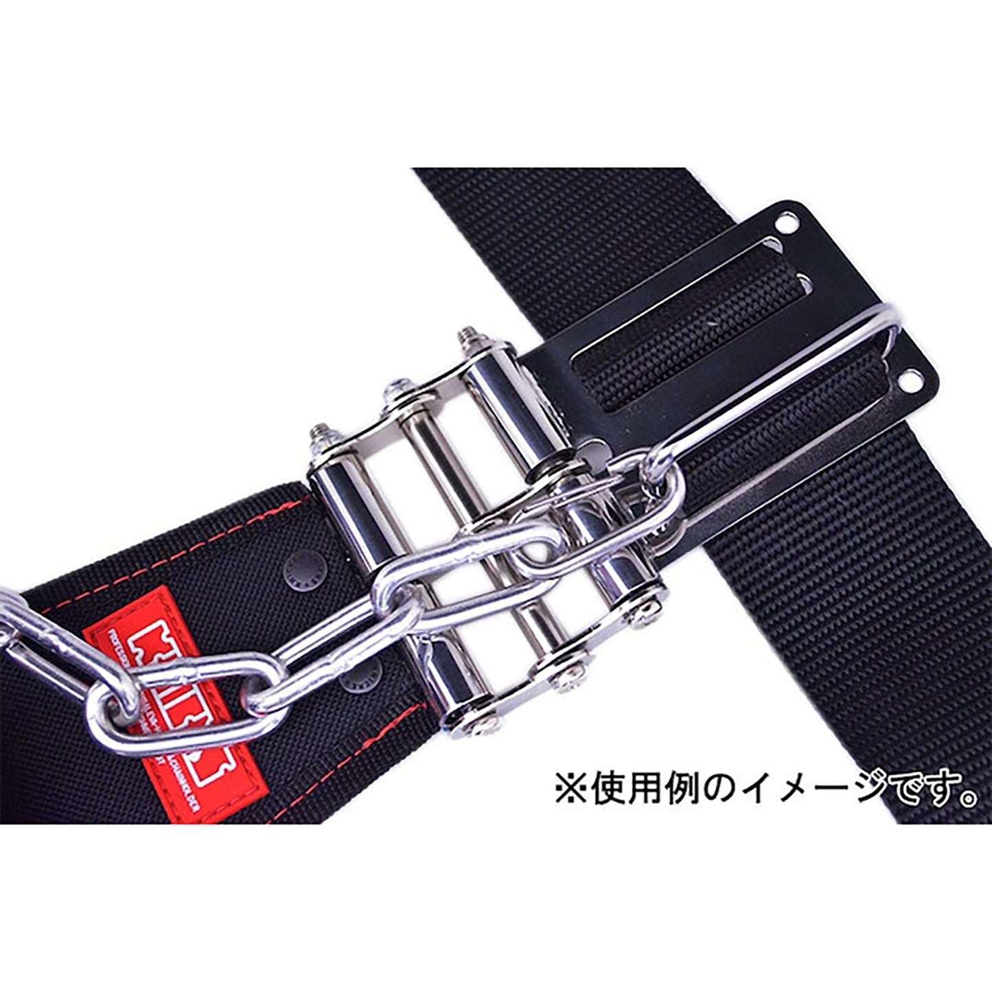 腰道具用アタッチメント　長方形　GK－０８　シルバー