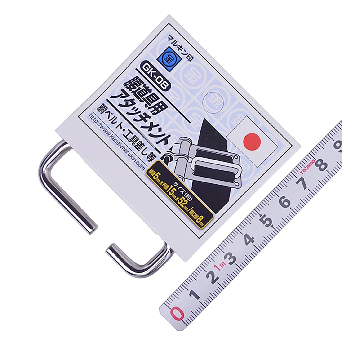 腰道具用アタッチメント　長方形　GK－０８　シルバー