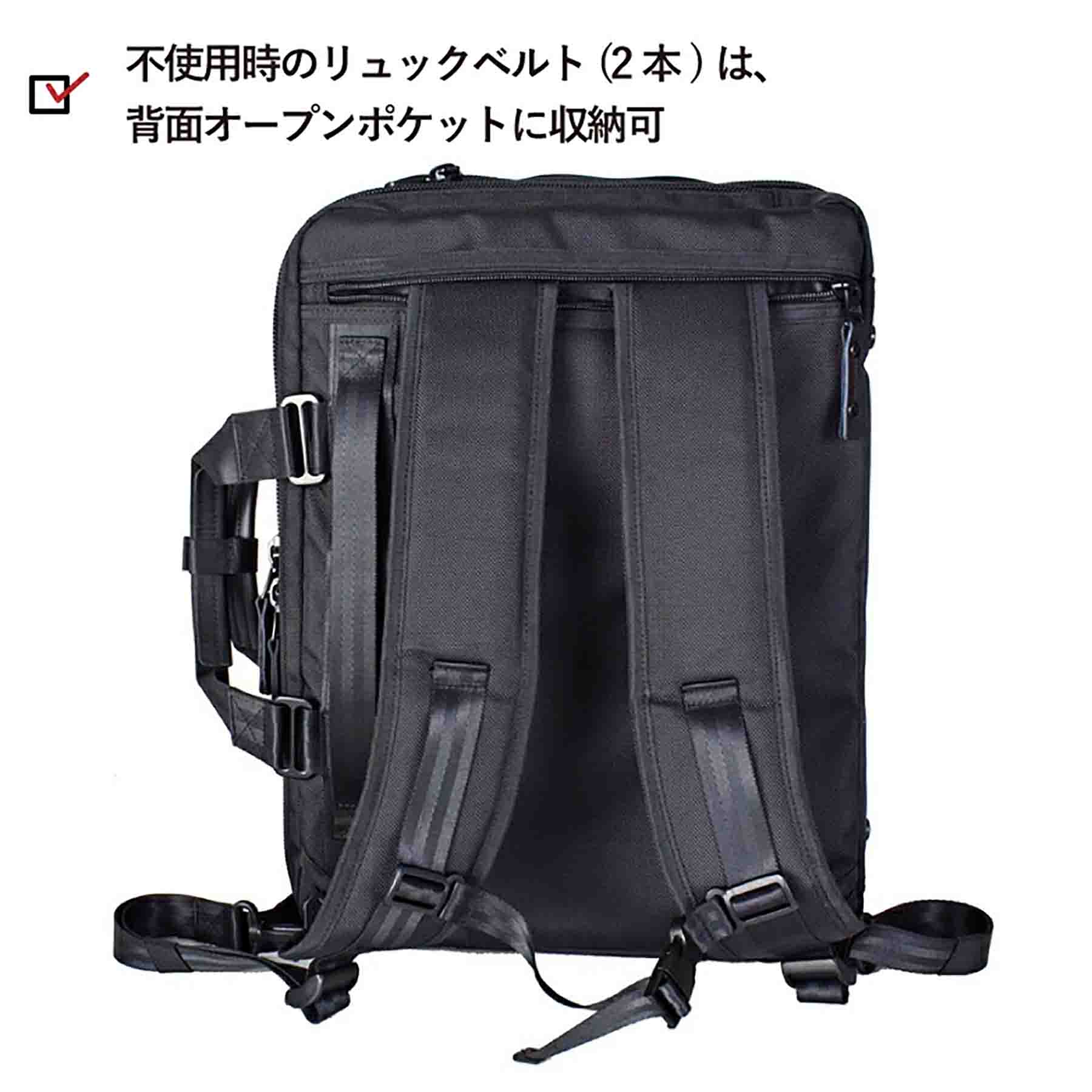 ロスコ　ROTHCO　多機能ビジネスバッグ ブラック ROTHCO ビジネスバッグ 3way メンズ リュック 大容量 ブランド