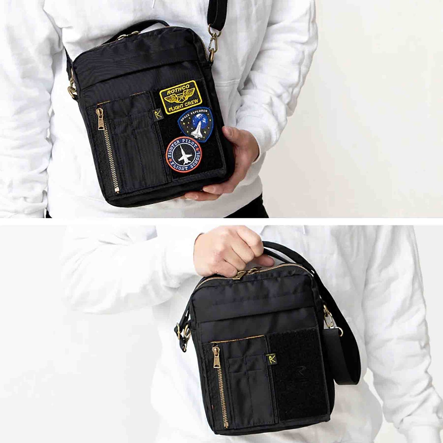ＲＯＴＨＣＯ　エアフォース　縦型ショルダーバッグ　４５０７７　ネイビー