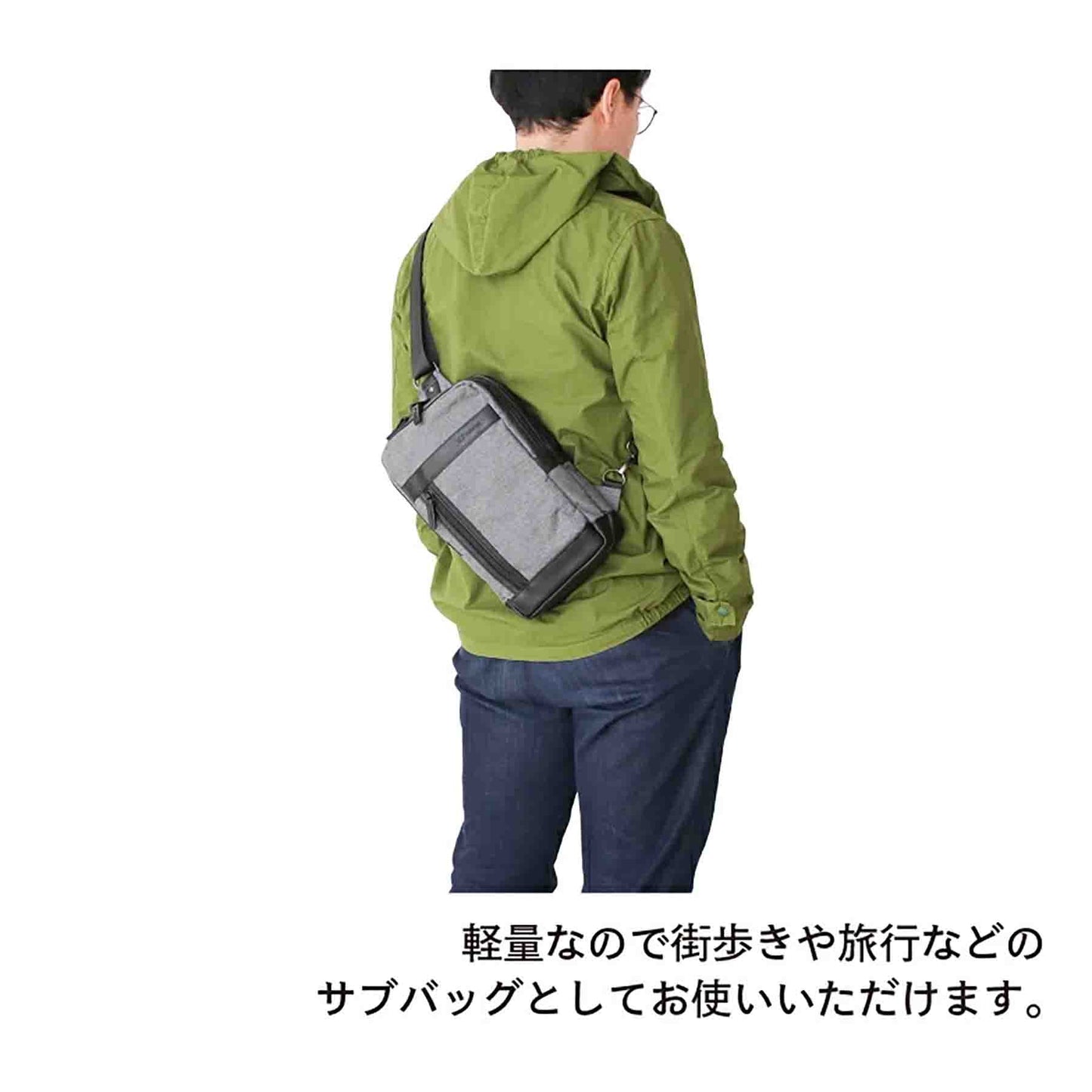 Ｕ．Ｐ　ｒｅｎｏｍａ　グリフ　ボディバッグ　２０１０５　ネイビー