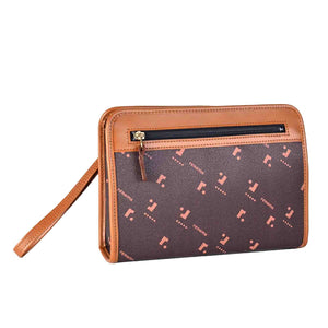 Ｕ．Ｐ　ｒｅｎｏｍａ　モノグラム　角ポーチ　２０１１８　ブラウン