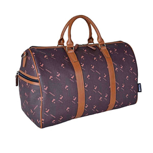 Ｕ．Ｐ　ｒｅｎｏｍａ　モノグラム　ボストンバッグ　２０１２０　２８Ｌ　ブラウン