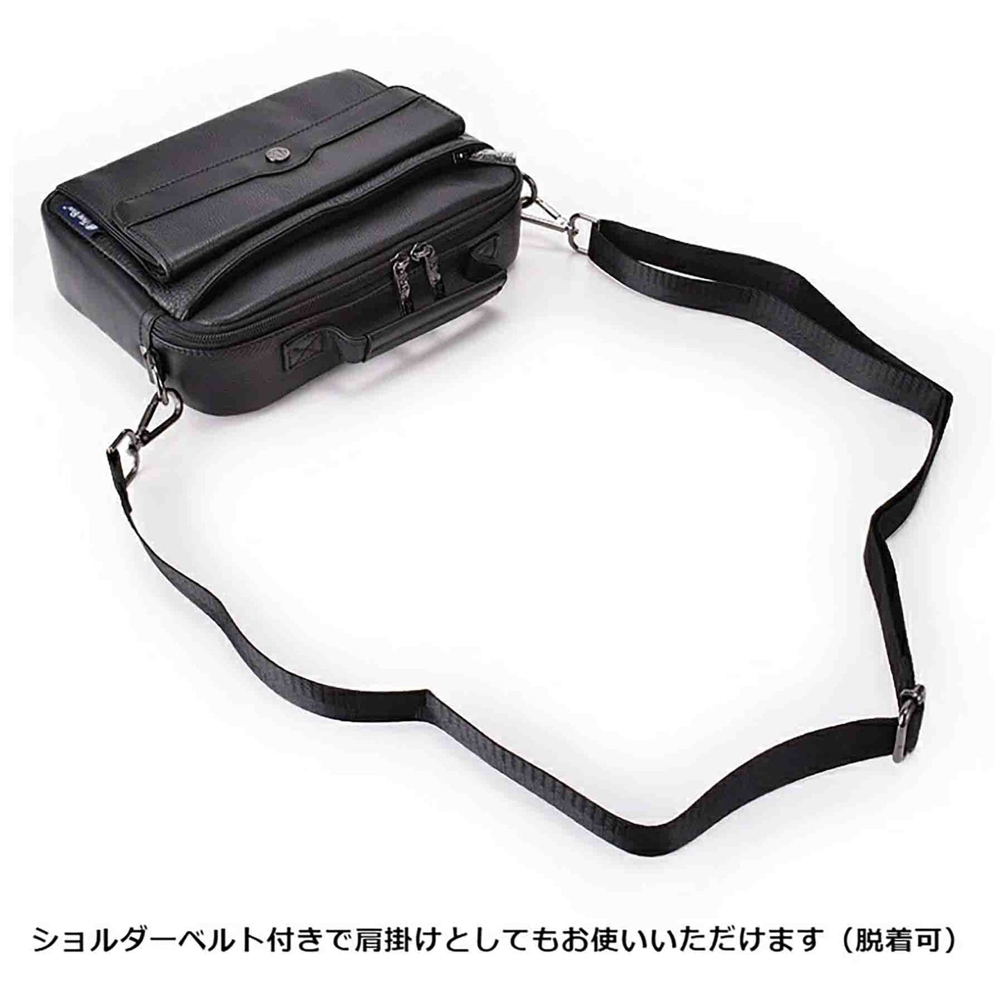 Ｔｒｏｙ　Ｂｒｏｓ　シュリンク　横ショルダーバッグＬ　７０１４　ブラック