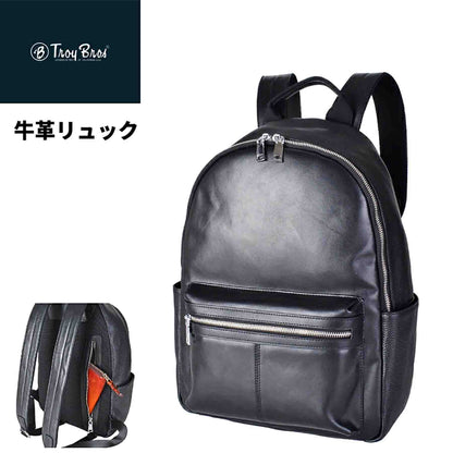 Ｔｒｏｙ　Ｂｒｏｓ　牛革　リュック　７０２９　ブラック