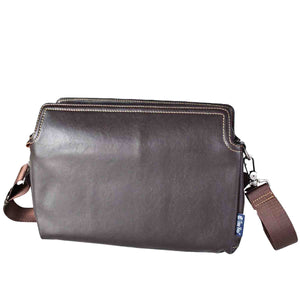 Ｔｒｏｙ　Ｂｒｏｓ　牛革シボ　２ＷＡＹショルダー　７０３２　ブラウン