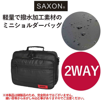 ＳＡＸＯＮ　横型２ＷＡＹミニショルダーバッグ　５１８２　ブラック