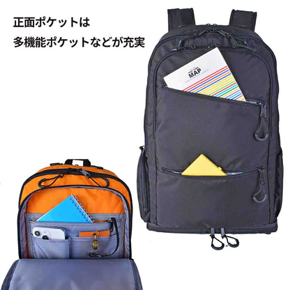 ＳＩＥＲＲＡ　ＦＩＥＬＤ　ファン付リュック　バッテリー付き　２２２５　２５Ｌ　ブラック