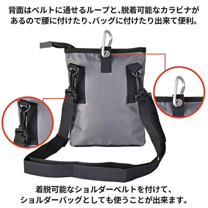 ＳＩＥＲＲＡ　ＦＩＥＬＤ　ＡＤシザー　ショルダーバッグ　２２２６　グレー