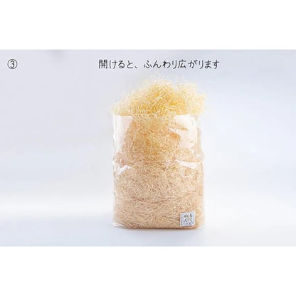 木毛　桧　５００ｇ　１２個セット［緩衝材］