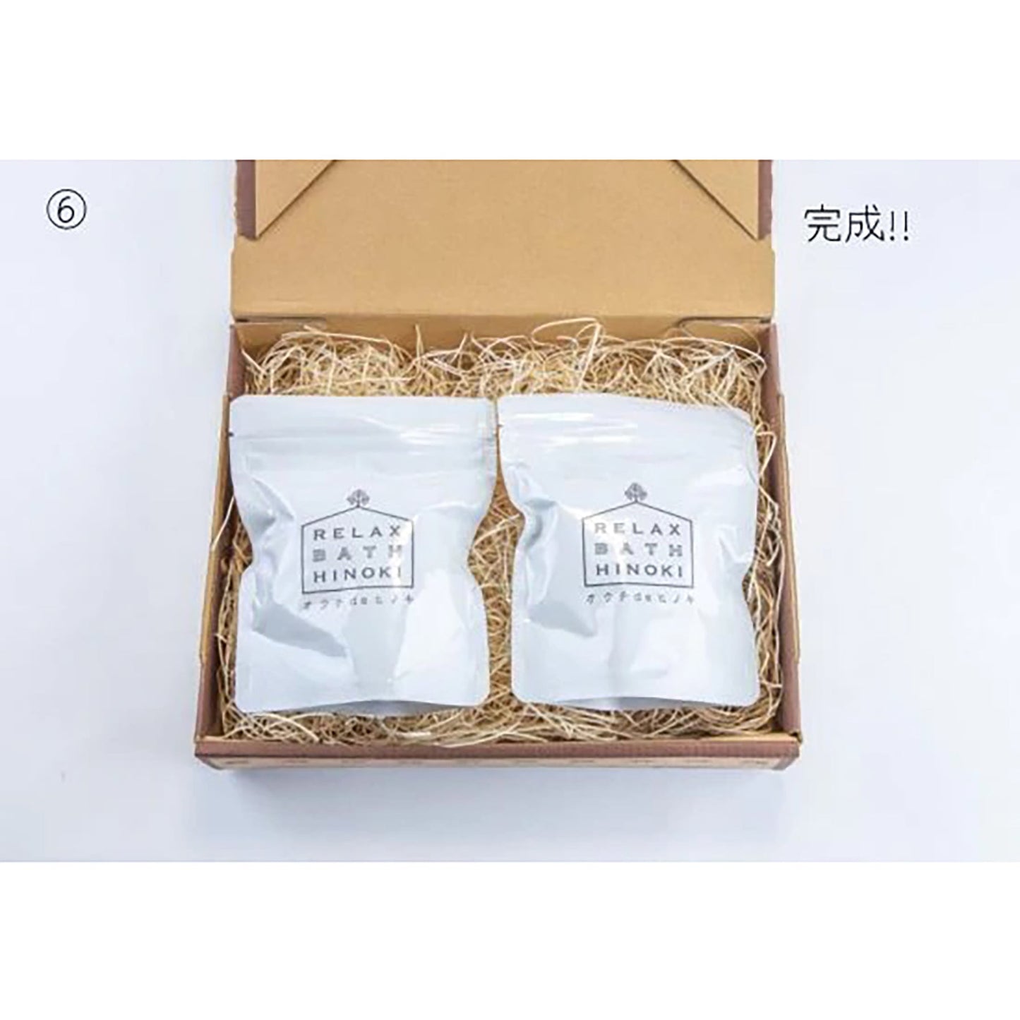 木毛　桧　１ｋｇ　６個セット［緩衝材］