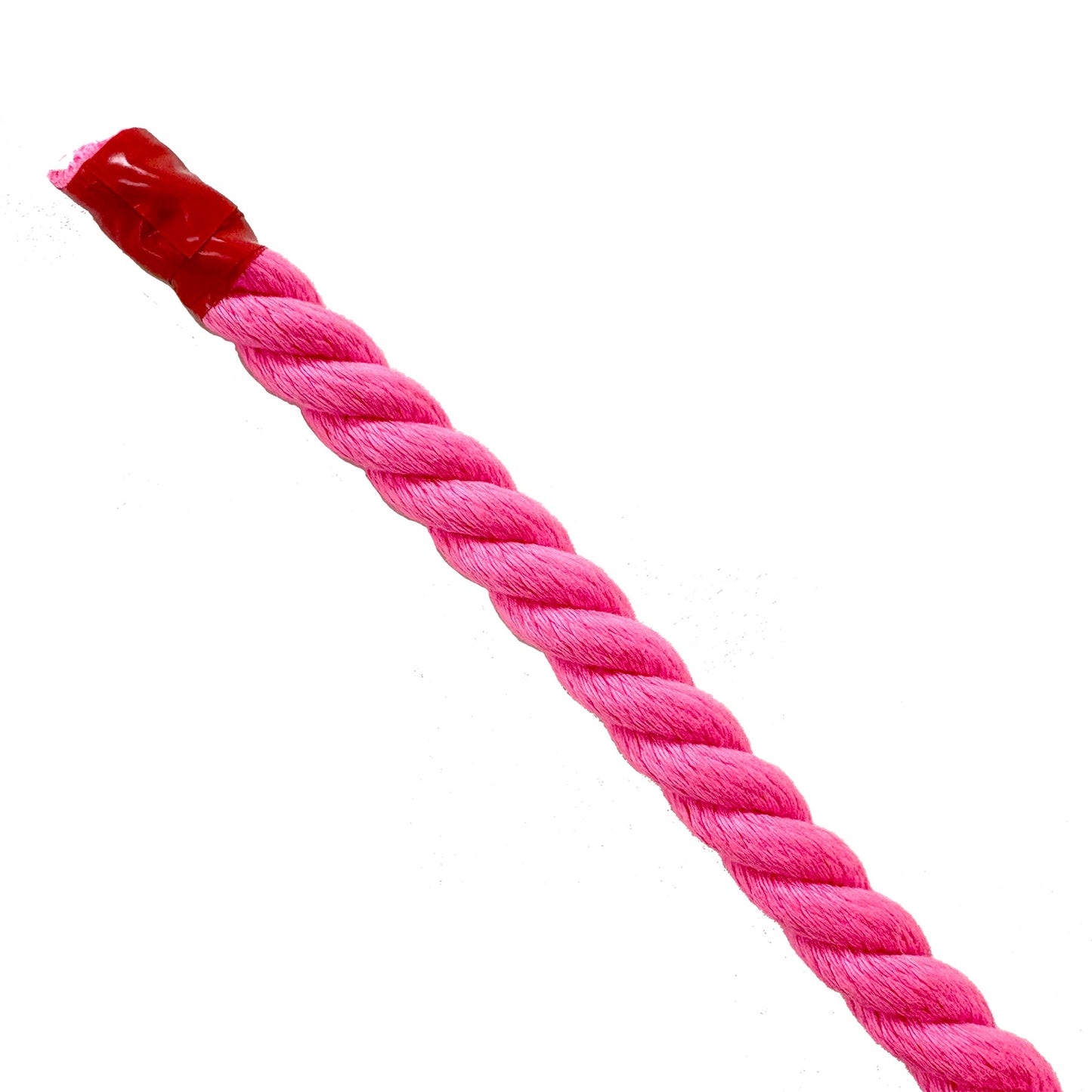 エステルスパン蛍光カラーロープ　ピンク　12mm×1m切売
