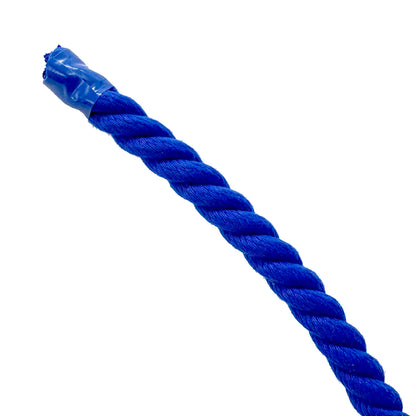 エステルスパンカラーロープ　紺　12mm×1m切売