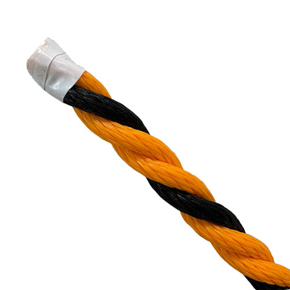 国産標識ロープ(トラロープ)　12mm×200m
