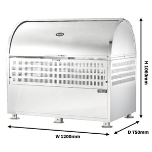 環境ステーションゴミ箱　ＷＳ－１２００　一体型