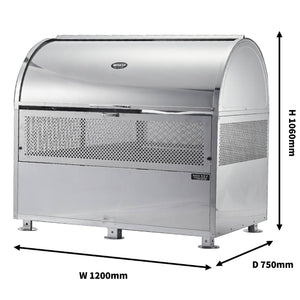 環境ステーションゴミ箱　ＣＲ－１２００　一体型