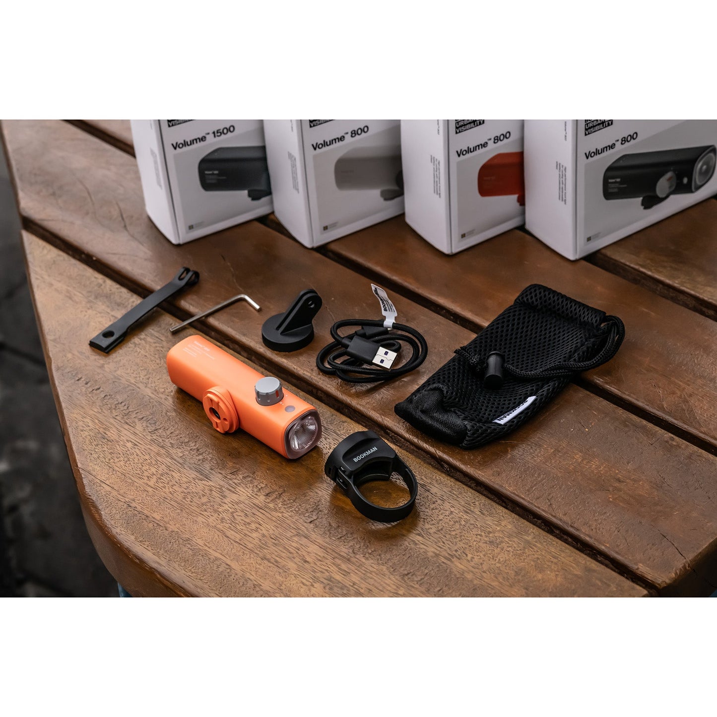Ｖｏｌｕｍｅ　Ｆｒｏｎｔ　８００　自転車用フロントライト　Ｏｒａｎｇｅ