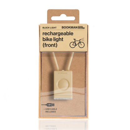 Ｂｌｏｃｋ　Ｌｉｇｈｔ　Ｆｒｏｎｔ　自転車用ライトフロント　Ｂｅｉｇｅ
