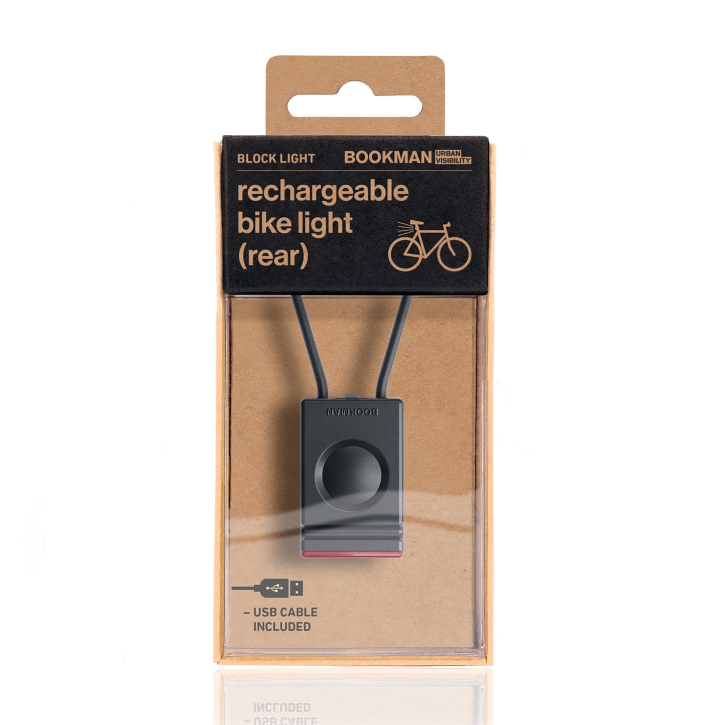 Ｂｌｏｃｋ　Ｌｉｇｈｔ　Ｒｅａｒ　自転車用ライトリア　Ｂｌａｃｋ