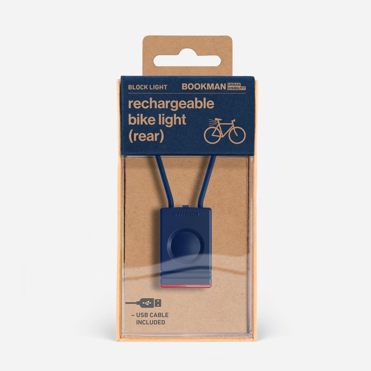 Ｂｌｏｃｋ　Ｌｉｇｈｔ　Ｒｅａｒ　自転車用ライトリア　Ｂｌｕｅ