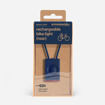 Ｂｌｏｃｋ　Ｌｉｇｈｔ　Ｒｅａｒ　自転車用ライトリア　Ｂｌｕｅ