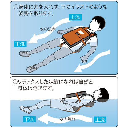 水に浮くランドセル　ウクラン