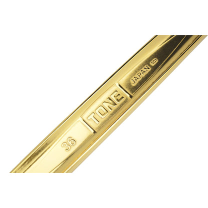 ＴＯＮＥ　シノ付めがねレンチ　金総磨き　ＳＭＮ－２２（３６）