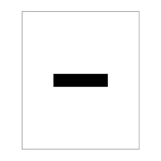 吹付けプレート　ステンシル　文字高１００　－　マグネット