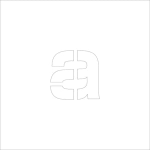 吹付けプレート　ステンシル　文字高１００　アルファベット小文字ａ　マグネット