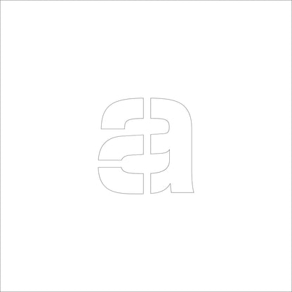 吹付けプレート　ステンシル　文字高１００　アルファベット小文字ａ　マグネット