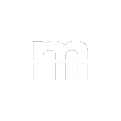 吹付けプレート　ステンシル　文字高２００　アルファベット小文字ｍ　マグネット