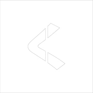 吹付けプレート　ステンシル　文字高１００　ひらがな　く　マグネット