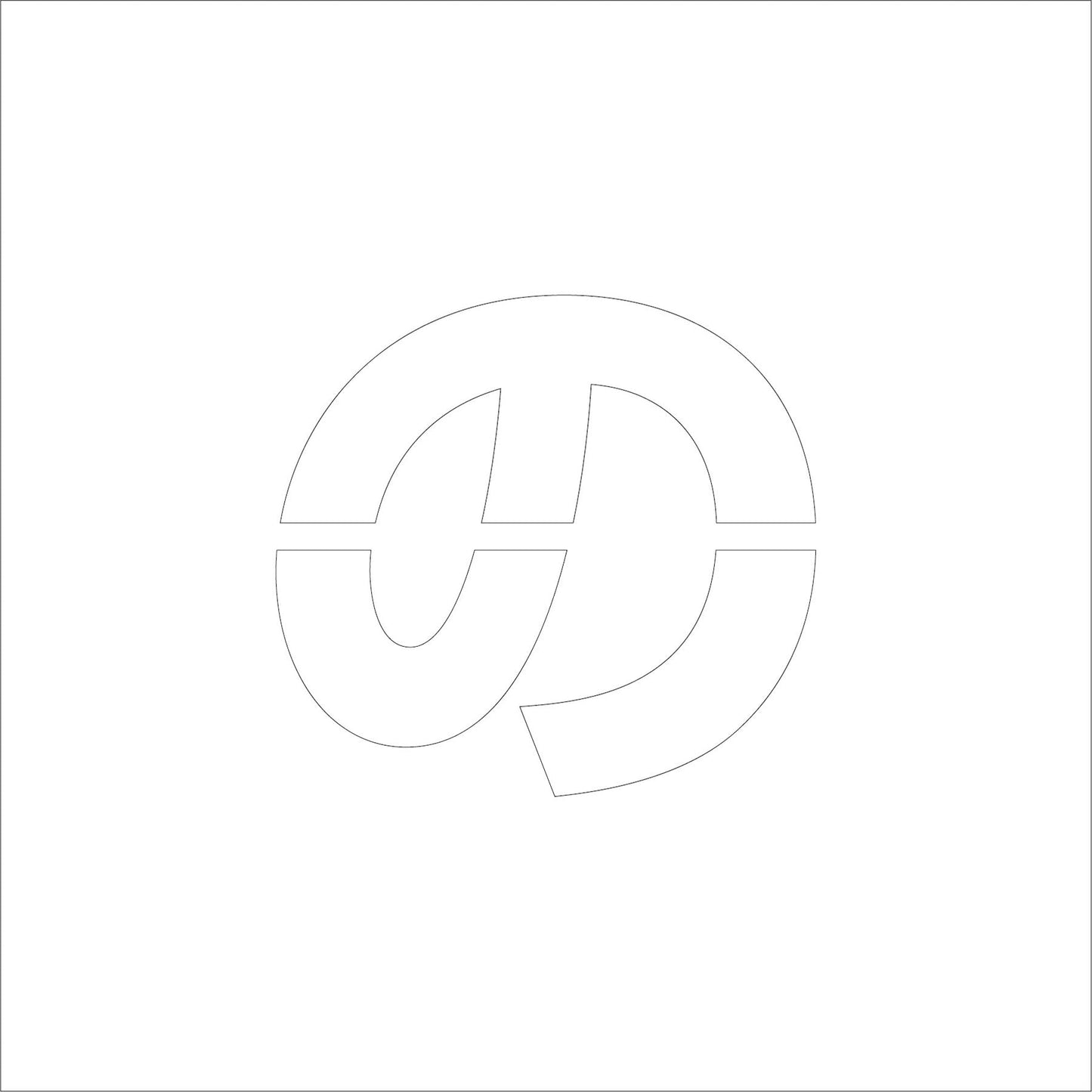 吹付けプレート　ステンシル　文字高３００　ひらがな　の　マグネット