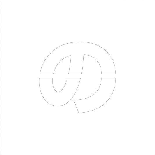 吹付けプレート　ステンシル　文字高３００　ひらがな　の　マグネット
