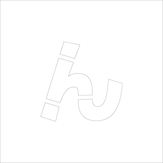 吹付けプレート　ステンシル　文字高３００　ひらがな　ん　マグネット