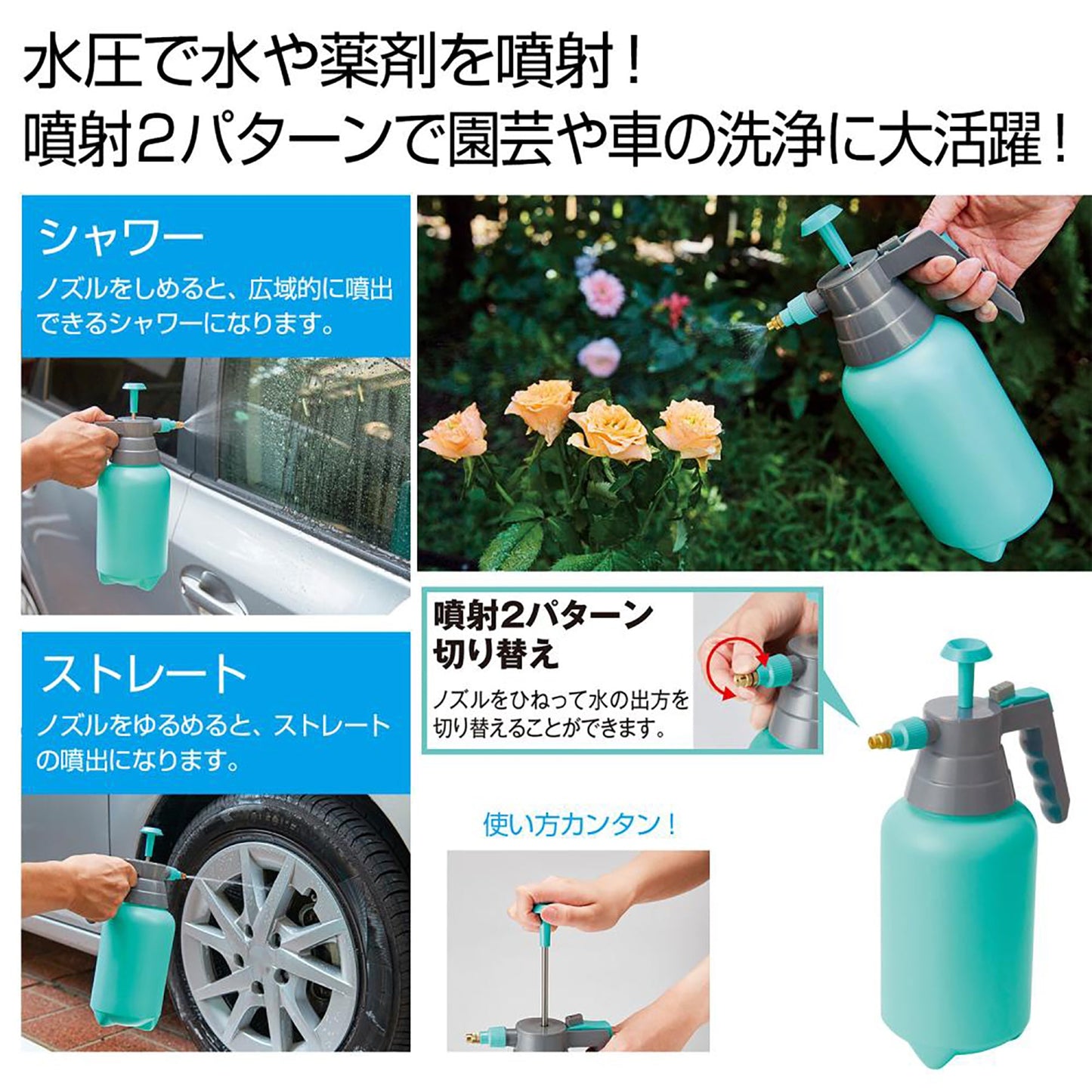 ハンディジェットウォッシュ　加圧式