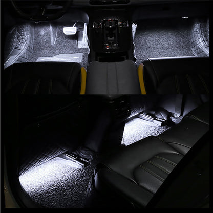 デジタルランド　ＬＥＤフットランプ　テープライト　車載　足元灯　おしゃれ　白色